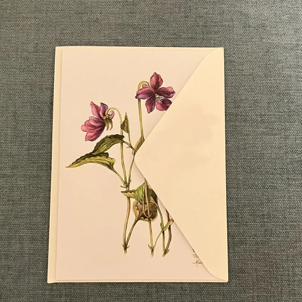 Violets The Colonial Williamsburg Foundation Card